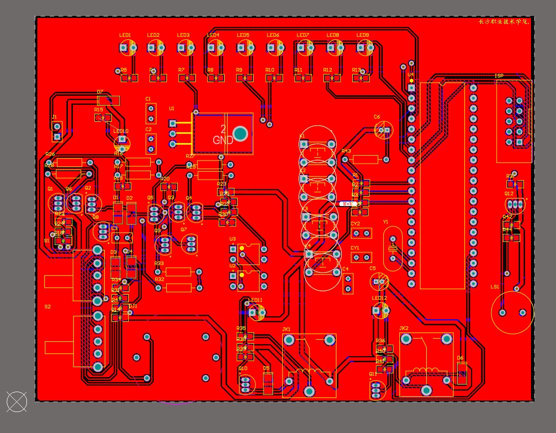 【P580】基于51單片機(jī)的洗衣機(jī)原理圖+PCB圖 【P580】基于51單片機(jī)的洗衣機(jī)原理圖+PCB圖